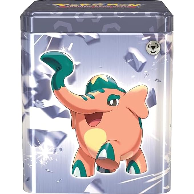 rayihni POKEMON TCG: METAL STACKING TIN (3 BOOSTER PACKS & 2 STICKER SHEETS) - Image 2